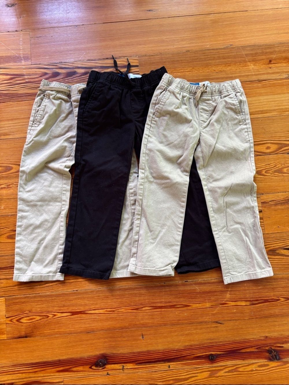 3 Pairs Old Navy Pants With Elastic Waist Size Small 6/7